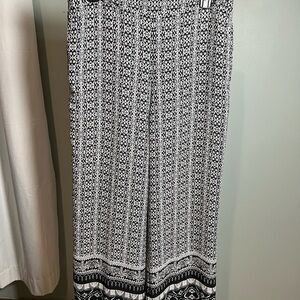 By & By Monochrome Patterned Pants